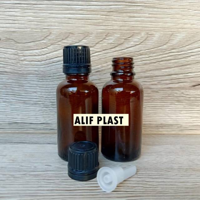 BOTOL KACA AMBER 30 ML / BOTOL AROMATERAPHY