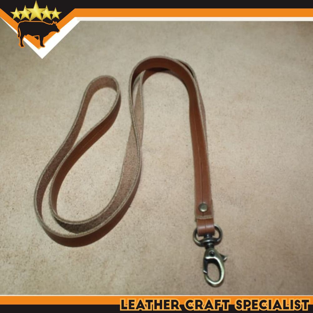 

TALI ID CARD NAME TAG DARI KULIT SAPI ASLI WARNA TAN KULIT SAPI ASLI