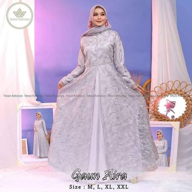 Gaun Pesta Mewah Aila Series Original Brand Tessa Kebaya