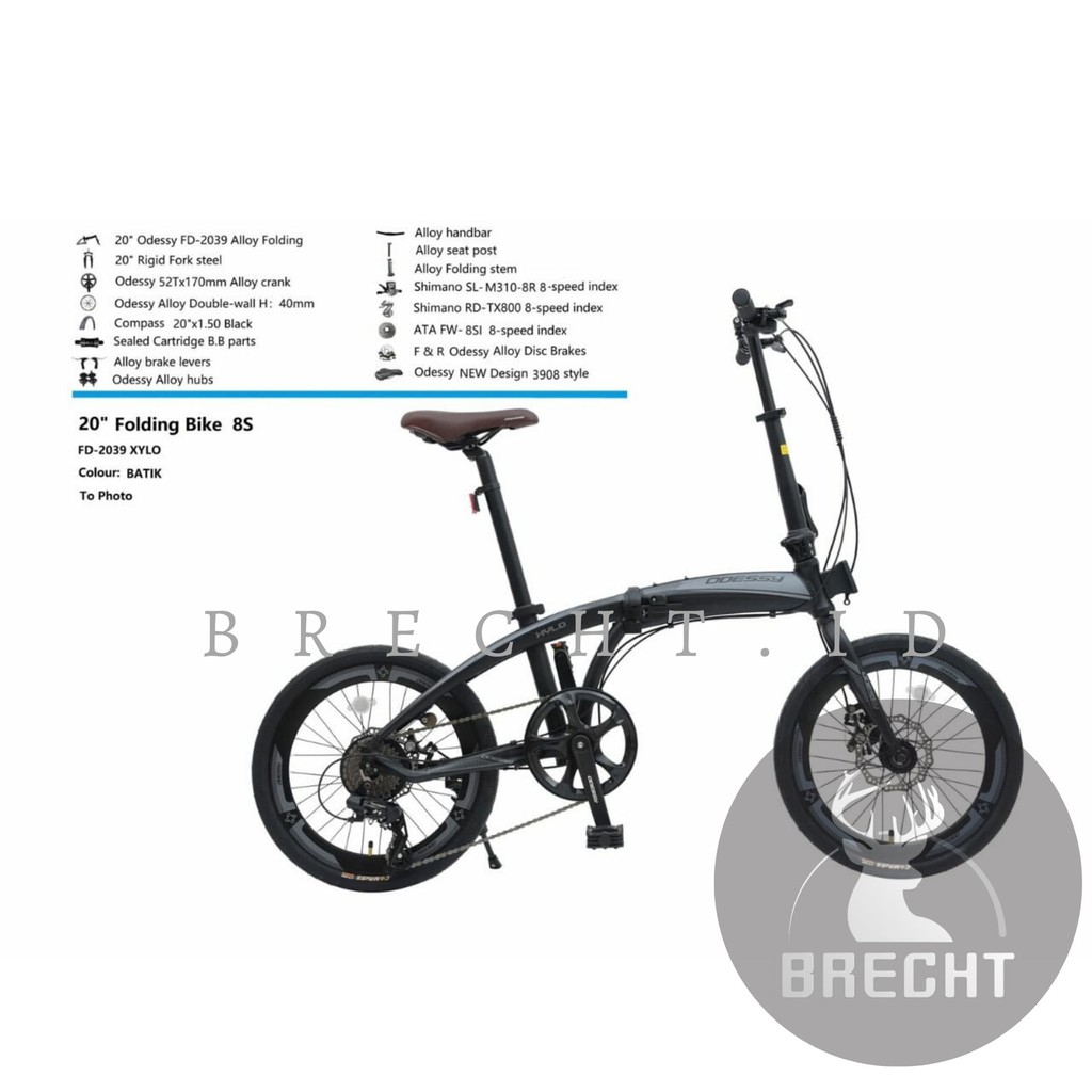 odyssey folding bike 20