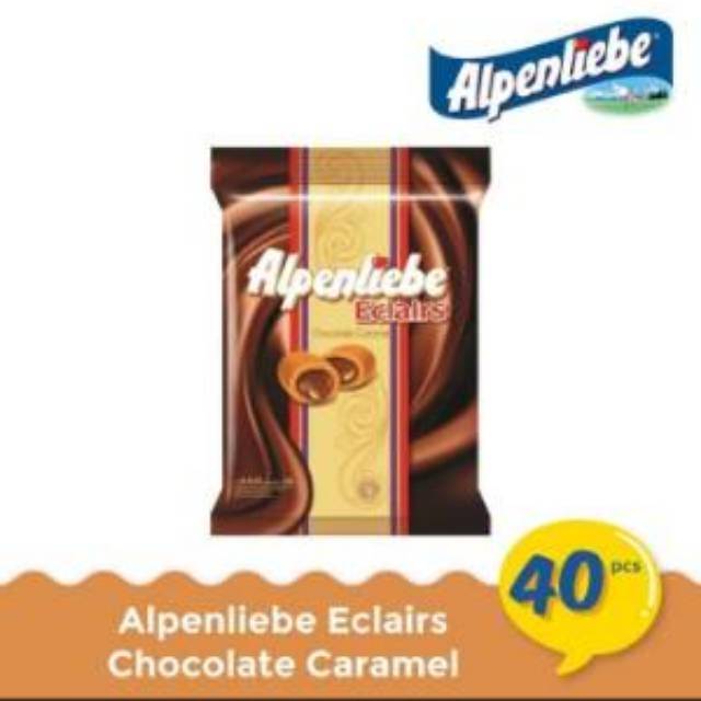 

Alpenliebe Eclairs Choco caramel isi 40 pcs