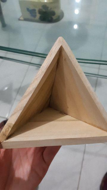 Ready 10cm Cetakan Bakcang Kuecang Kayu Jati 10cm Tanpa Alas
