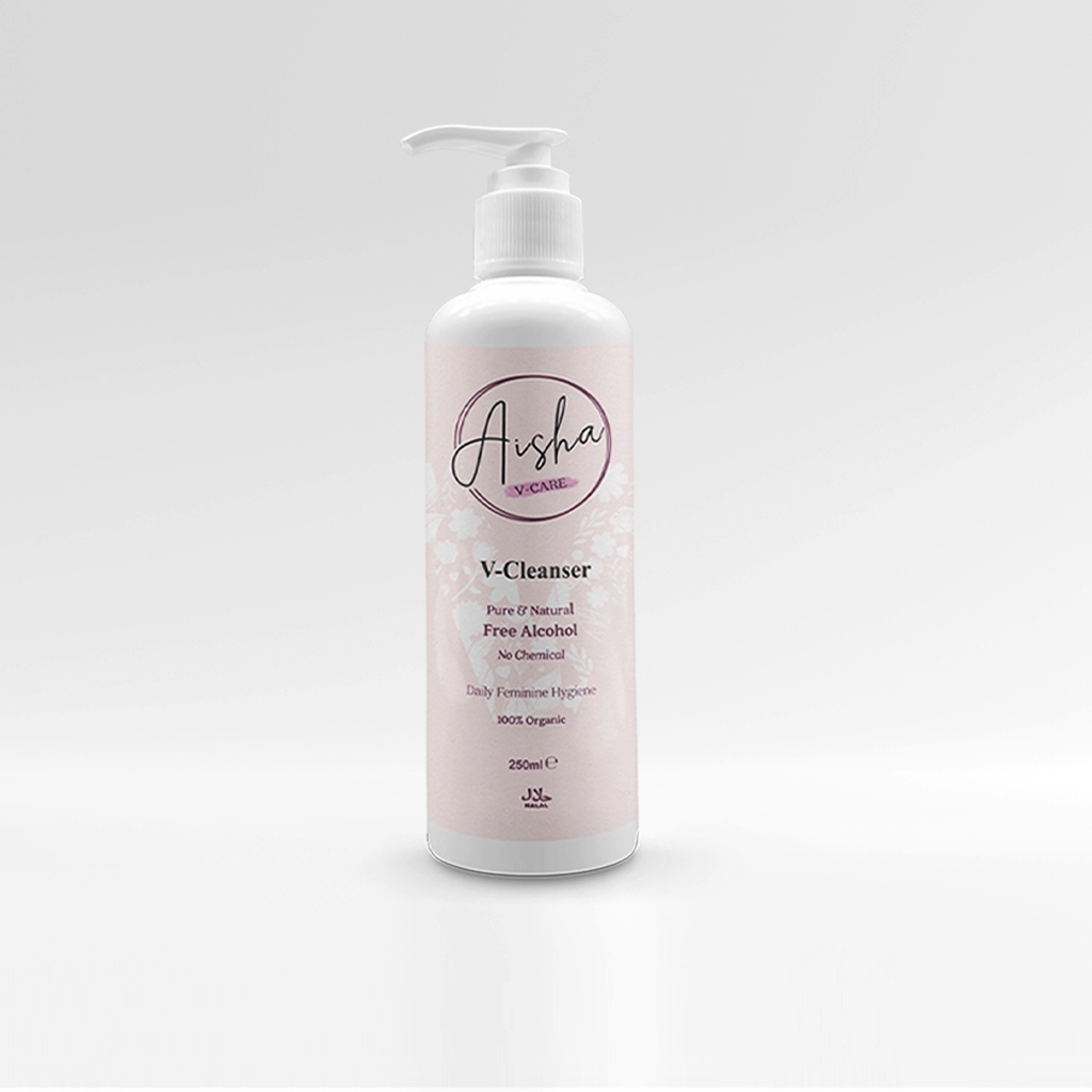 AISHA V CLEANSER 250 ML | AISHA V CARE | PERAWATAN KEWANITAAN TERINSPIRASI SUNNAH