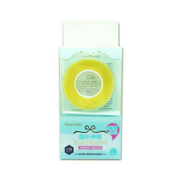 SKOT MATA DREAMKISS BENING EYELID STICKER ROLL CLEAR SIZE S / L GROSIR MAKE UP