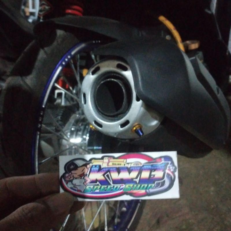 endmufler endcup ujung knalpot Vario end muffler end cup Vario 125 Vario 150 Original made in Vietnam PNP