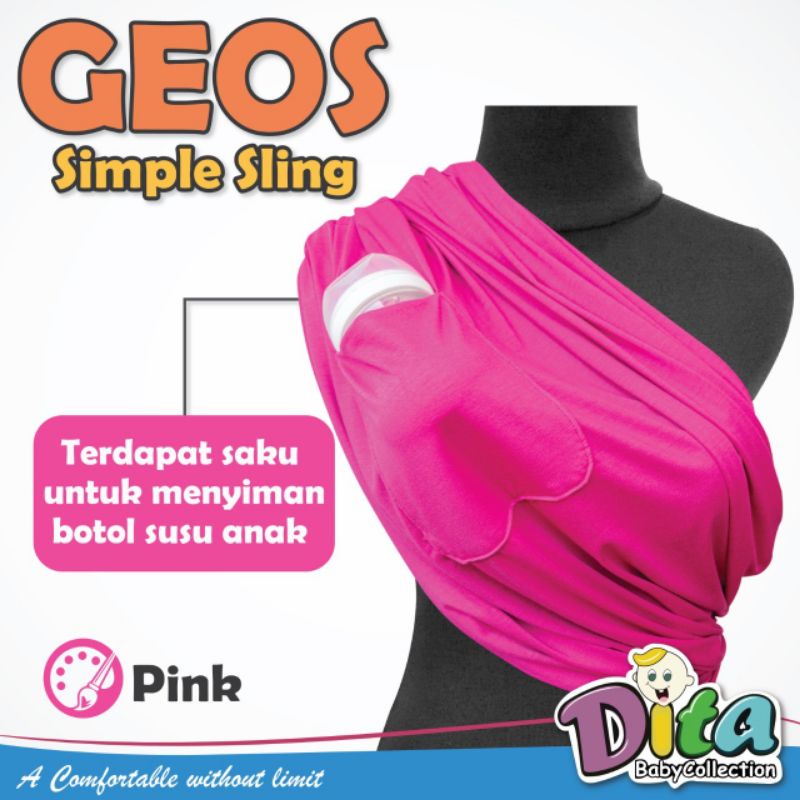 GEOS POLOS DITA PAKAI KANTUNG Geos Polos premium Gendongan Polos murah geos Kaos