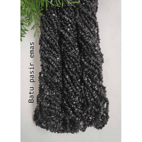 Batu pasir emas hitam Rp 12.500/ 35 cm