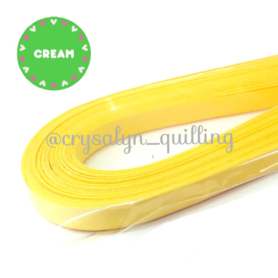 

Kertas Quilling Satuan #Cream