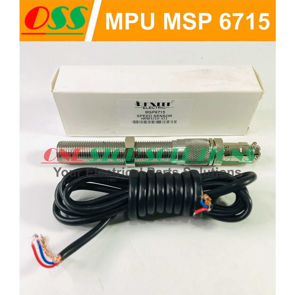 MPU MSP6715 MSP 6715 M16*1.5 Magnetic Pick Up Unit Sensor RPM