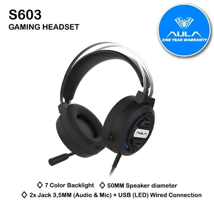 HEADSET GAMING-AULA S603