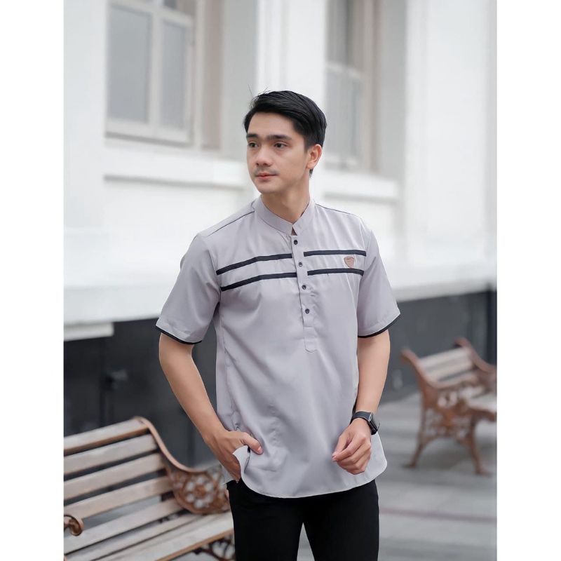 Baju Koko Pria Lengan pendek Kurta FF