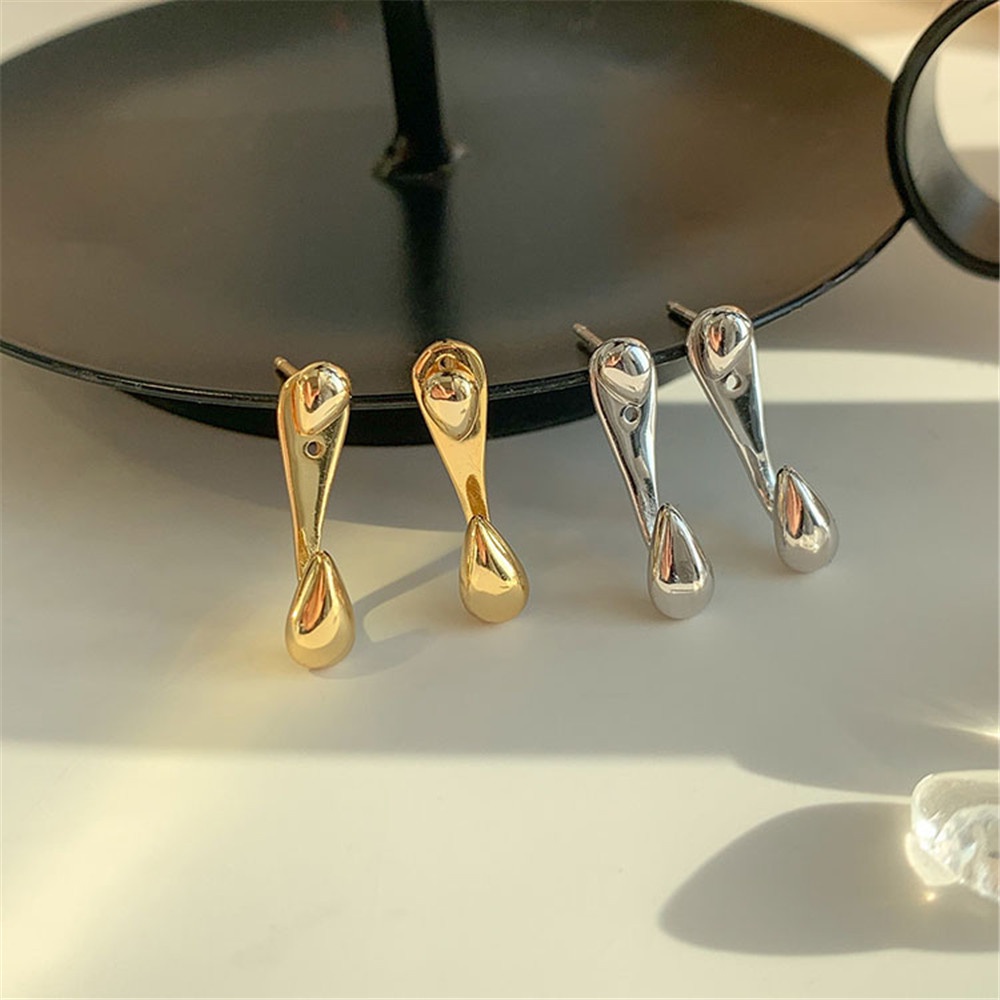 【COD Tangding】INS Water Drop Earrings Simple Small Tears Beads Earstuds Fashion Accessories Jewelry