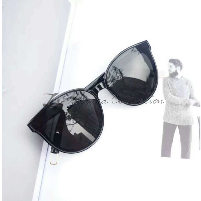 Kacamata Fashion Trendy Hitam Putih | Kacamata Gaya Korea | Sunglass Wanita Pria | Kacamata Mata Kuc