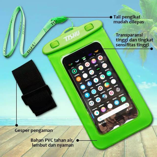 Sarung HP anti air / Waterproof Case Tishu
