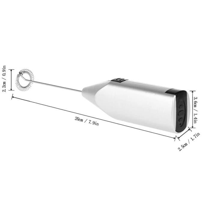 Fast Milk Former pembuih susu Cappuccino Stainless Steel Whisk 2191
