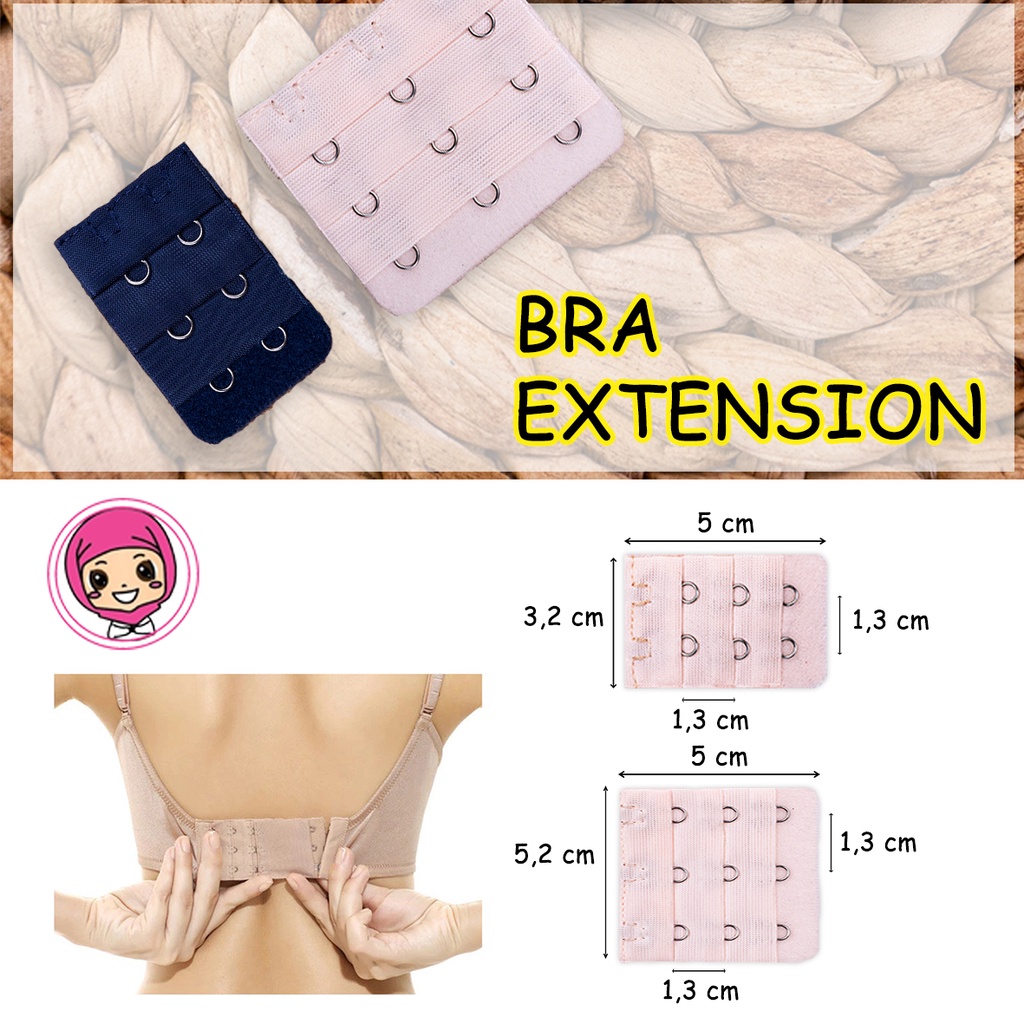 BRA EXTENSION 2 &amp; 3 KAIT SAMBUNGAN KAIT BRA | kait BH Ibu Hamil Menyusui Sambungan Bra | BRA EXTENDER