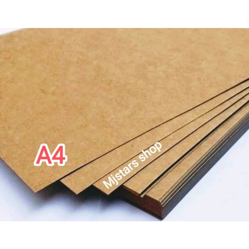 Kertas karton board hard paper A4 tebal 1,5 mm