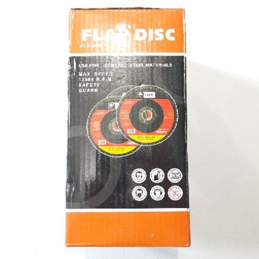 Flap Disc 4&quot; Amplas Susun grit 180 / Amplas Tumpuk Harga Per Kotak (C358K)