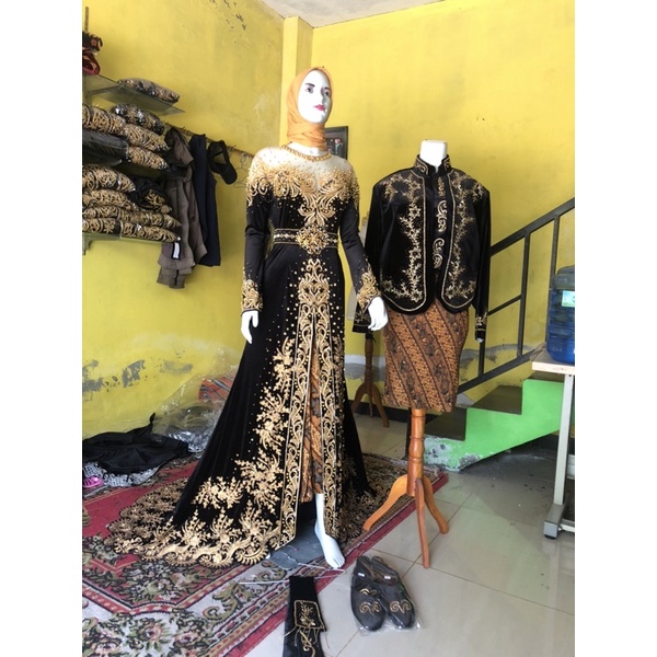 kebaya pengantin | kebaya pengantin bludru model cantik | kebaya pengantin modern || kebaya penganti
