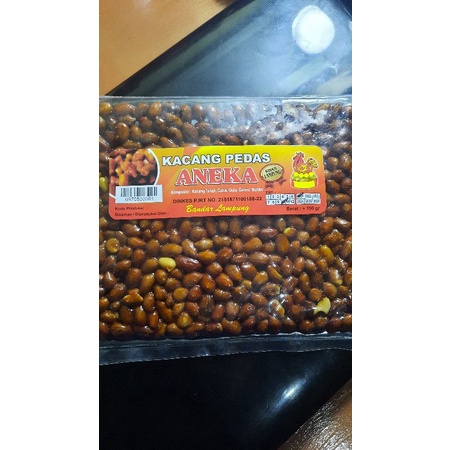 

kacang pedas aneka/aneka sari rasa/oleh oleh khas lampung