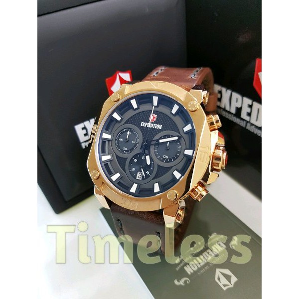 jam tangan pria expedition E 6606 M Rosegold