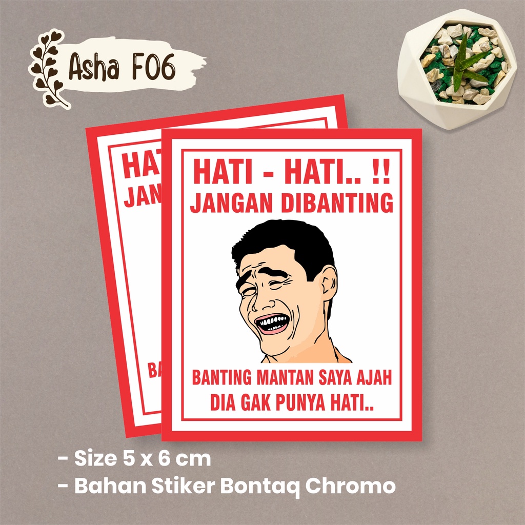 

STIKER FRAGILE LUCU MURAH JANGAN DIBANTING ASHA F06 [100 PCS]