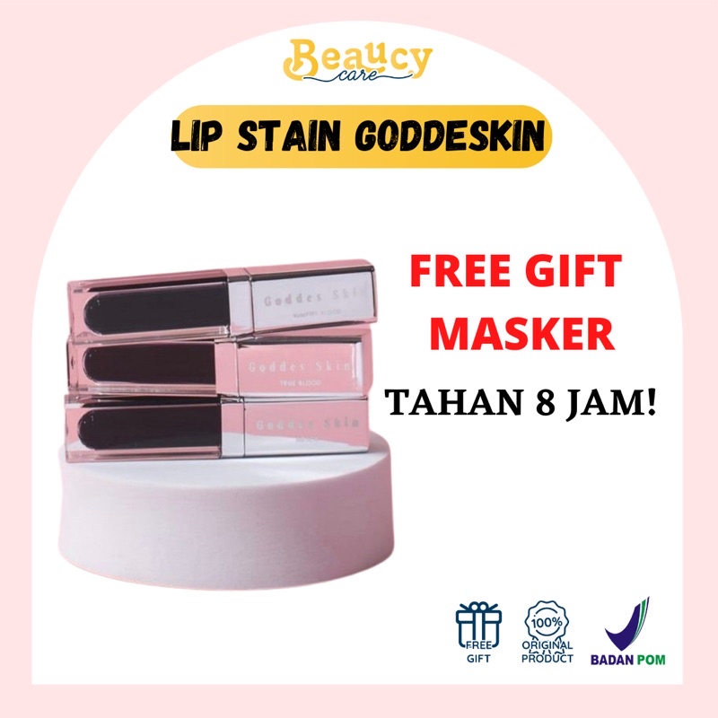 LIP STAIN GODDES SKIN LIP POTION BRICK VAMPIRE BLOOD dan TRUE BLOOD