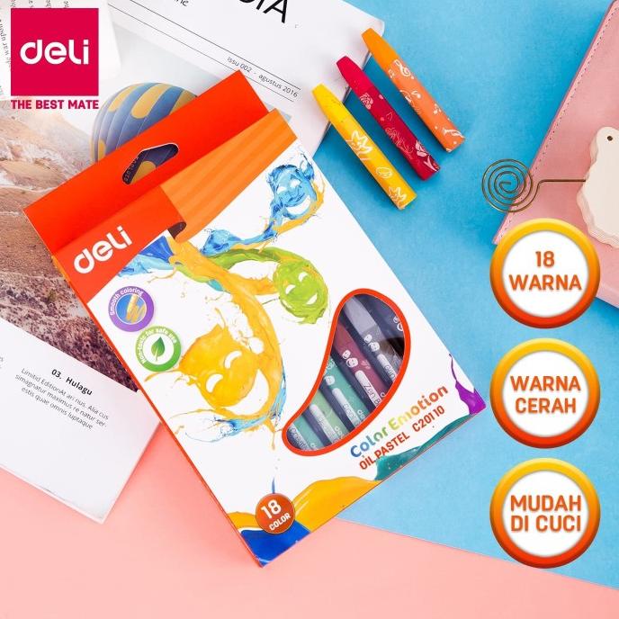 

gunturputra39 DELI - EC20110 / Crayon Anak Isi 18 PCS / Peralatan Sekolah Murah TERLARIS TERPERCAYA ORIGINAL