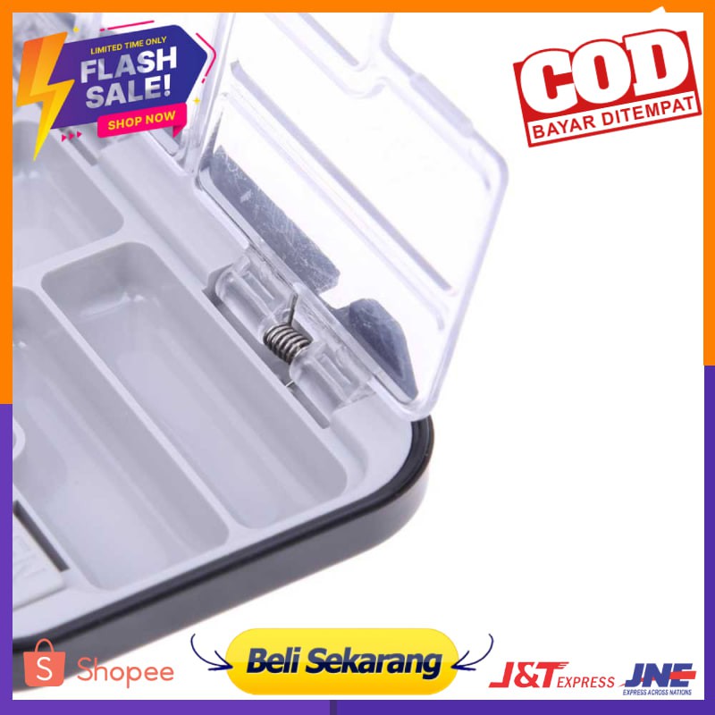 Lixada Box Kotak Perkakas Kail Pancing 12 Ruang - MCC01