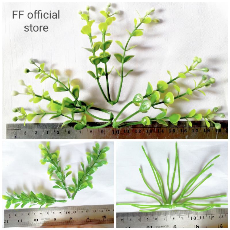 Rumput daun artificial hiasan mahar craft hantaran seserahan pernikahan hampers DIY dll