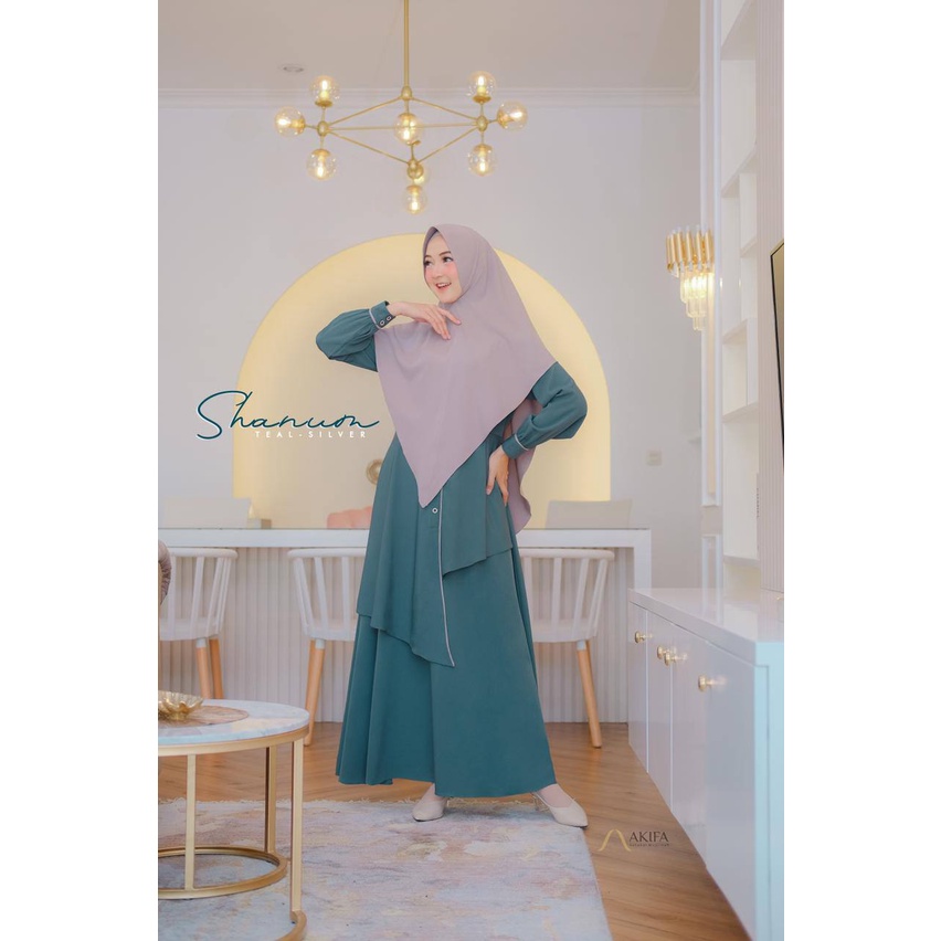 Gamis Akifa SHANUM (teal/silver)