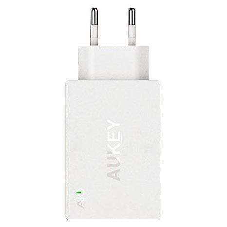 Aukey Charger USB 2 in 1 USB Type C Quick Charge 3.0 - PA-Y2 - White