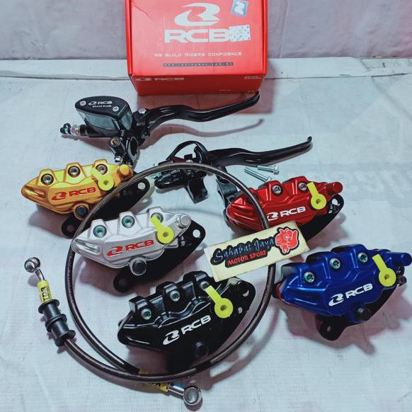 Paketan Rcb Master Rem Rcb Kaliper Depan Rcb Selang Rem Vixion Satria Fu Rx King New Gsx Cb 150R R15