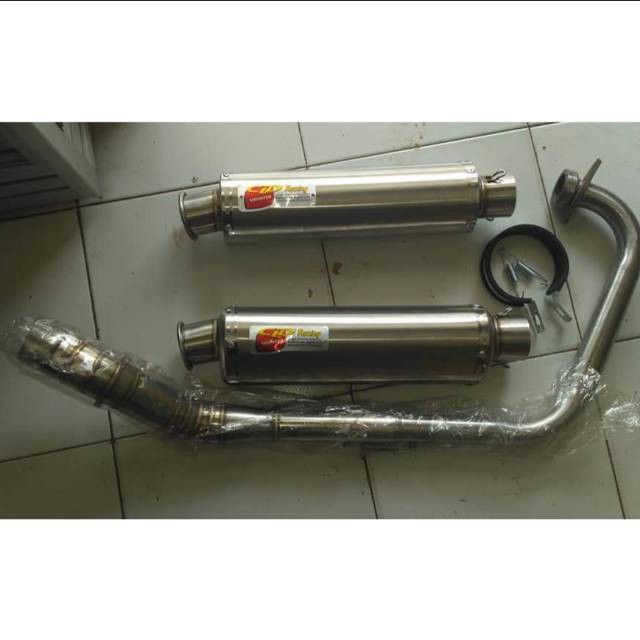 Knalpot cld for tiger. Vixion. Cbr. R15 .byson. scorpio. Dll ada