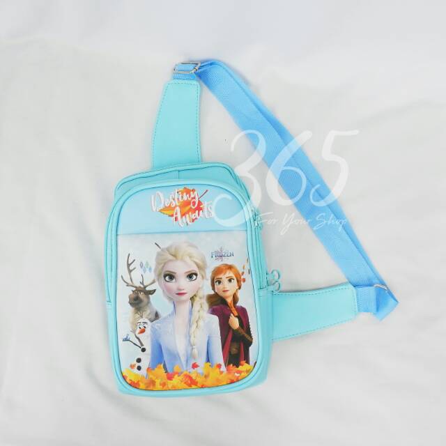 Bag bodycross anak motif Frozen 2