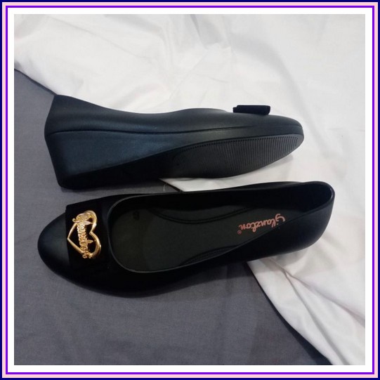 Grosir Lg0E0 Sepatu Jelly Wanita Breslin Flat Shoes Ring & Pita 201 -  Flatshoes Jelly Glanzton