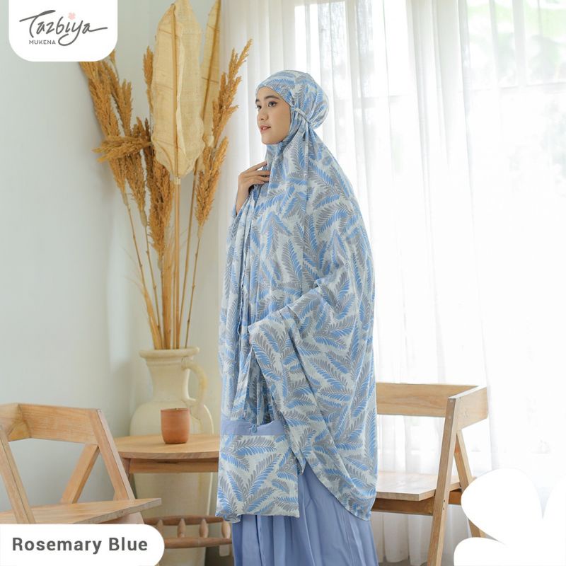 Mukenah Tazbiya Rosemary Series Allsize Jumbo Katun Rayon