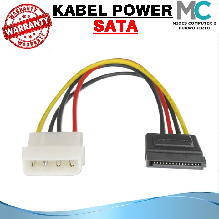 Kabel Power Sata Harddisk dvd internal atau molek sata