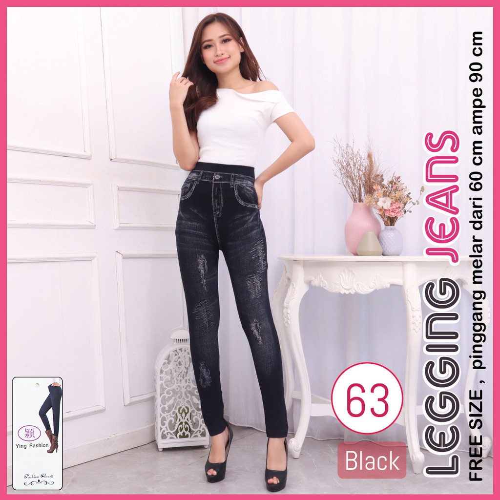 legging Jeans #63 / Legging Jeans Wanita