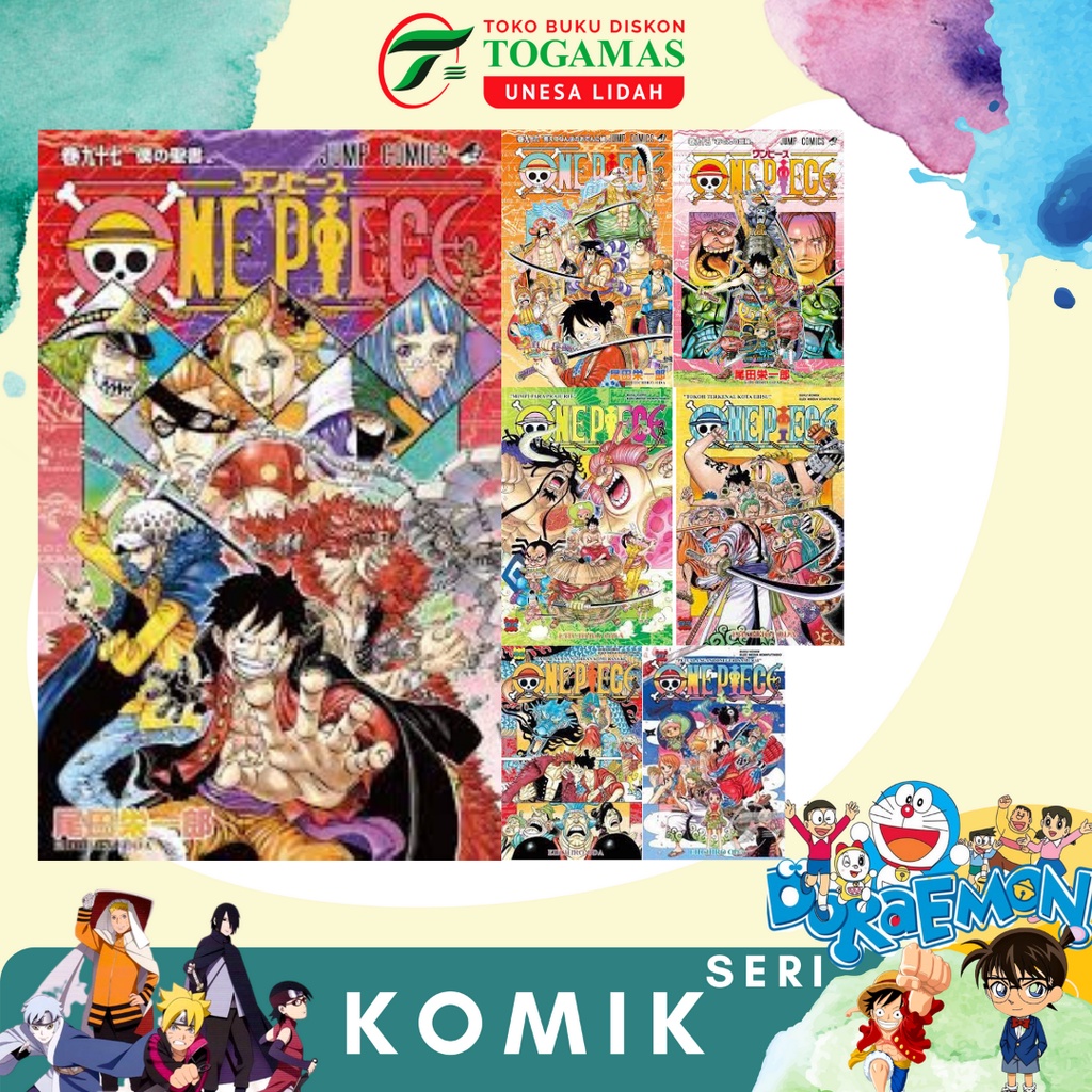 PRE ORDER KOMIK ONE PIECE 96, 97, 98, 99, 100, 101,102 // ONE PIECE PARTY / LIGHT NOVEL ONE PIECE: DEFEAT THE PIRATE GANZACK KARYA EIICHIRO ODA