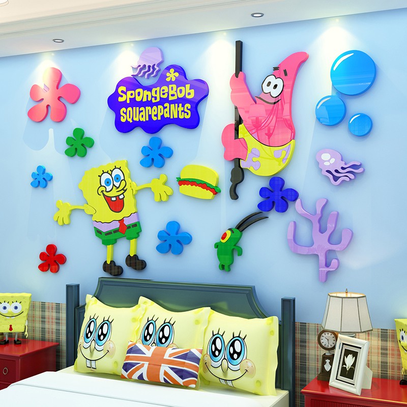 Terkeren 25 Contoh  Wallpaper Dinding Spongebob Rona 