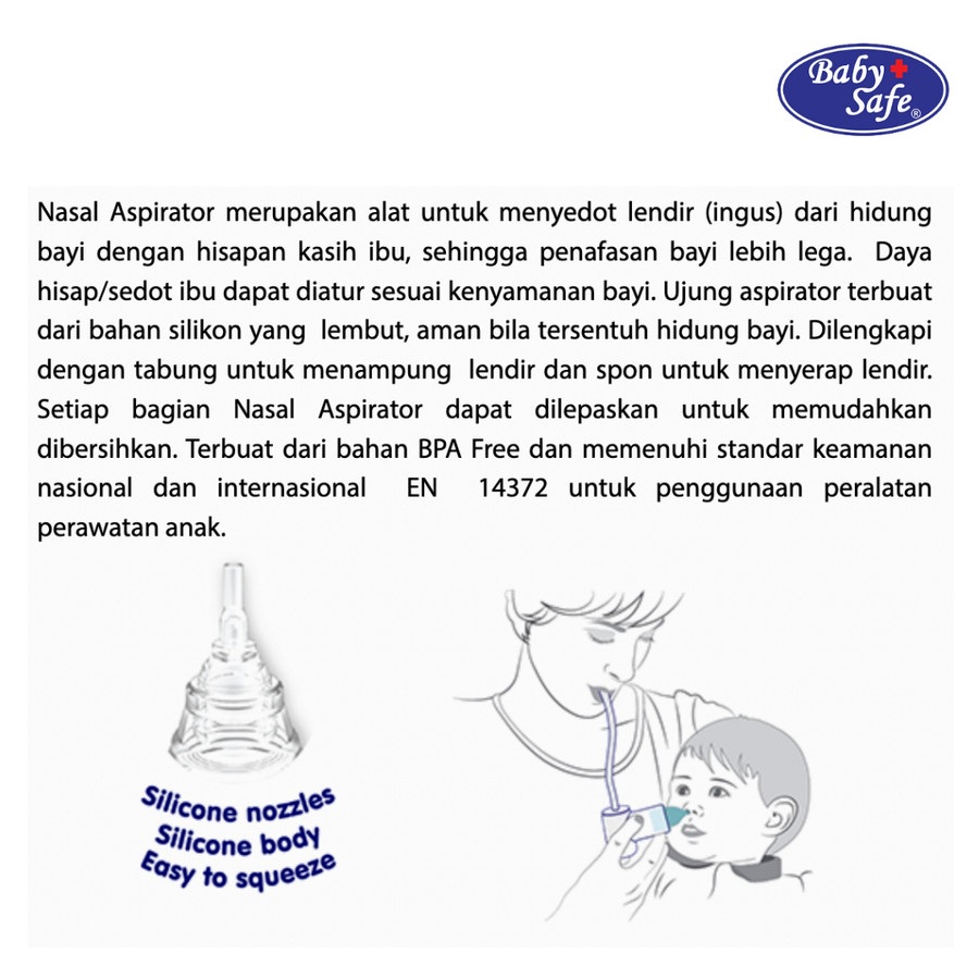 Penyedot Ingus Bayi Baby Safe / Nasal Aspirator