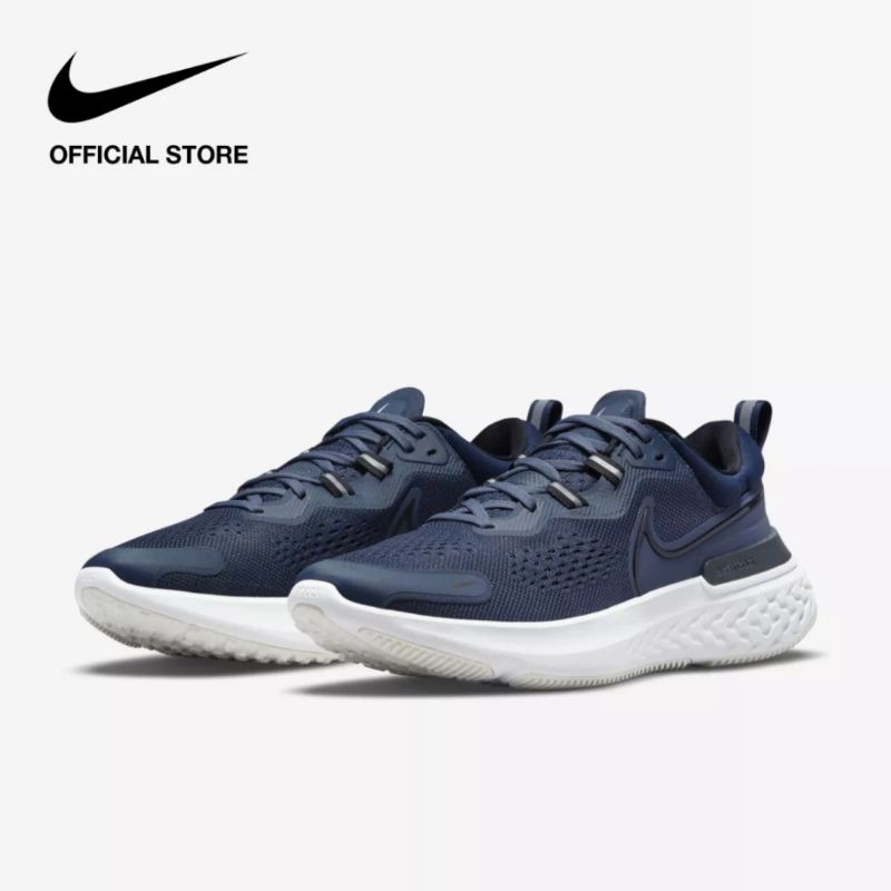 Nike Sepatu Lari Pria React Miler 2 Road - Biru [CW7121-400]