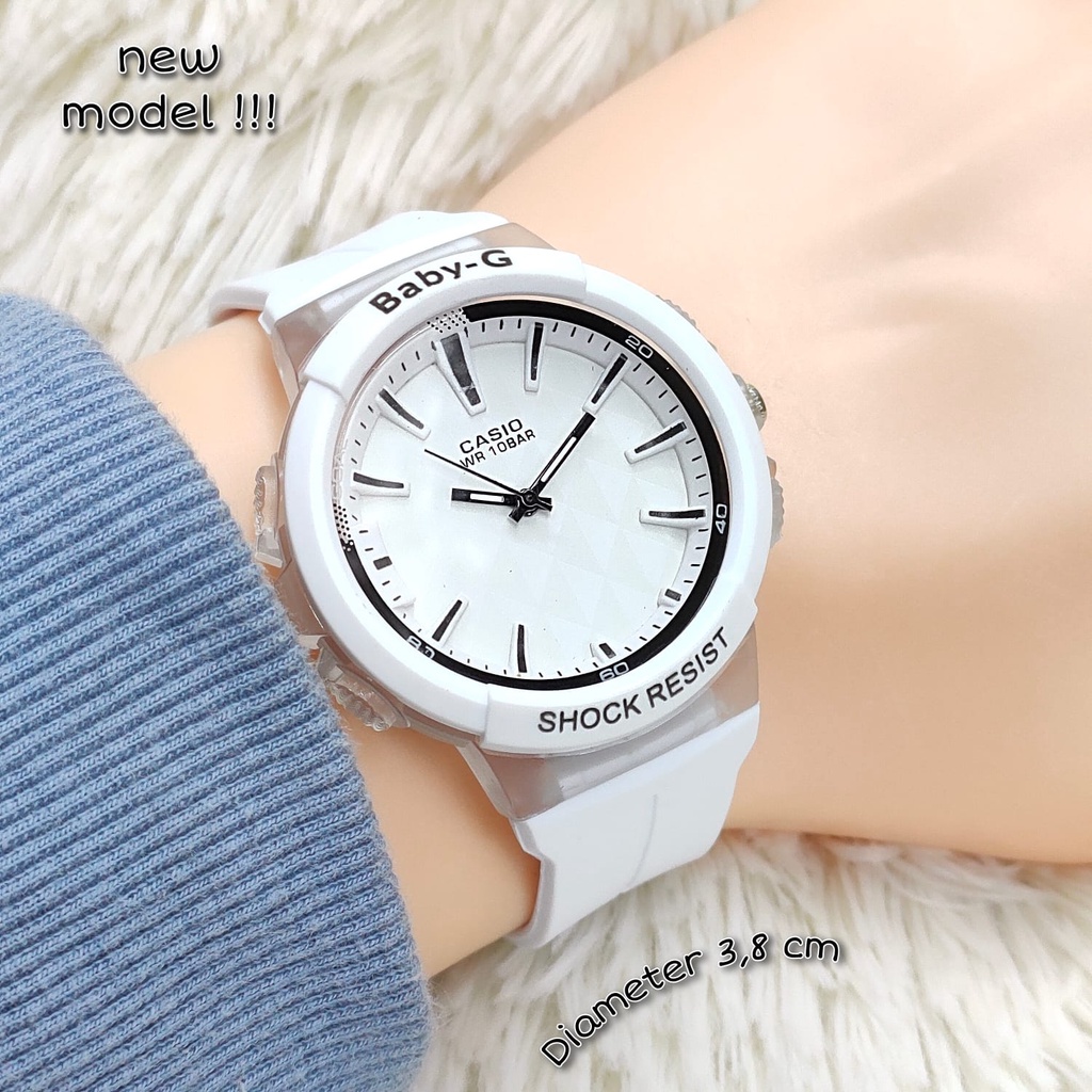 JAM TANGAN WANITA BABY_G/CASIO RUBBER ANALOG DIAMETER 4CM||JAMTANGANFASHIONMURAH