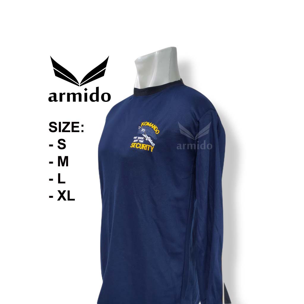 GROSIR KAOS SECURITY LENGAN PANJANG FULL BORDIR