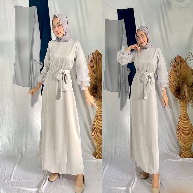 ZEA DRESS | Outfit Kondangan | Dress Panjang Tali | Ootd Bridesmaid