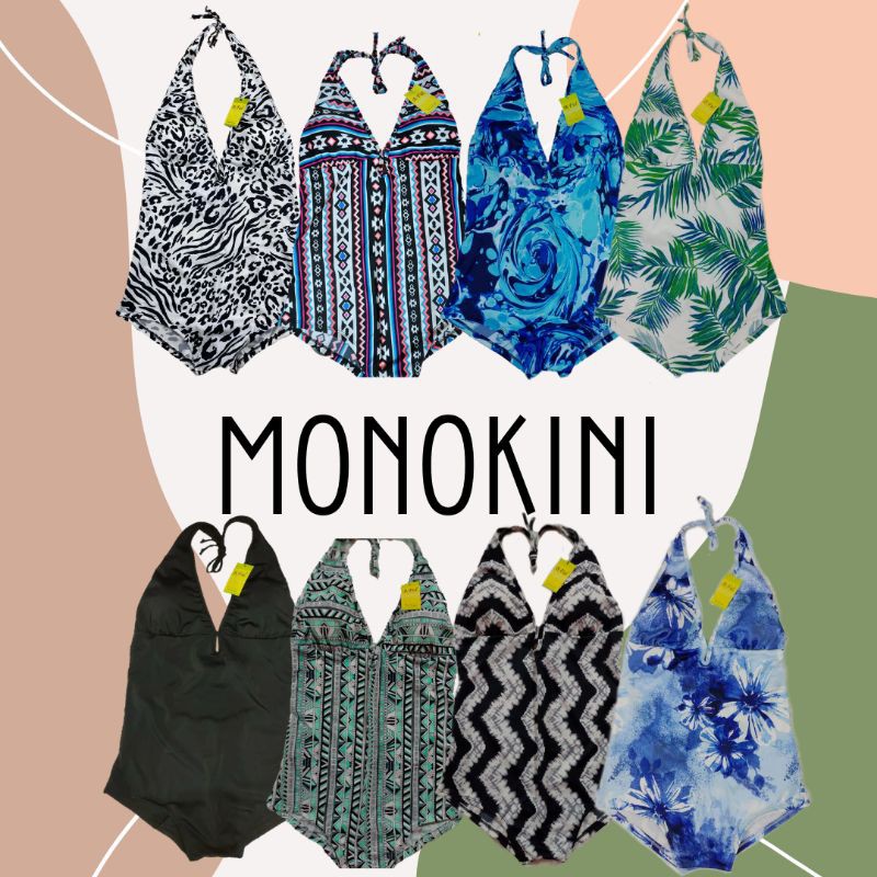SWIMSUIT - SWIMSUIT WANITA - MONOKINI - MONOKINI BERMOTIF - BAJU RENANG WANITA