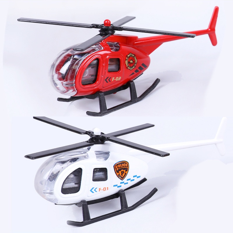 Mainan Simulasi Model Helikopter Mini Bahan Alloy