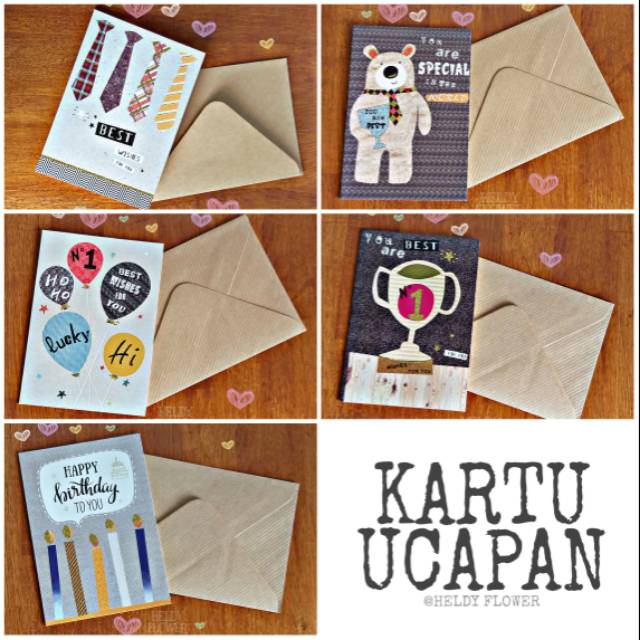

Kartu Ucapan Glitter termasuk amplop