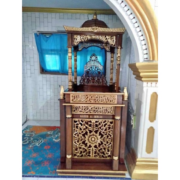 mimbar masjid jepara mimbar masjid khotbah jati